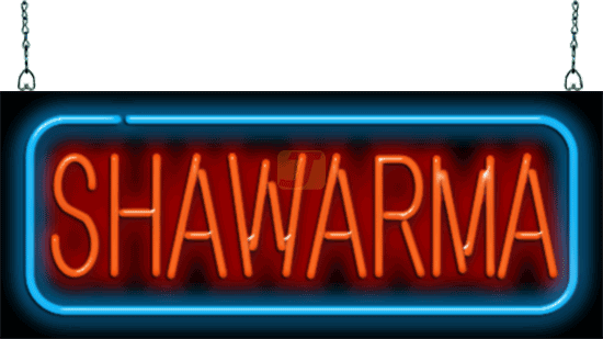 Shawarma Neon Sign