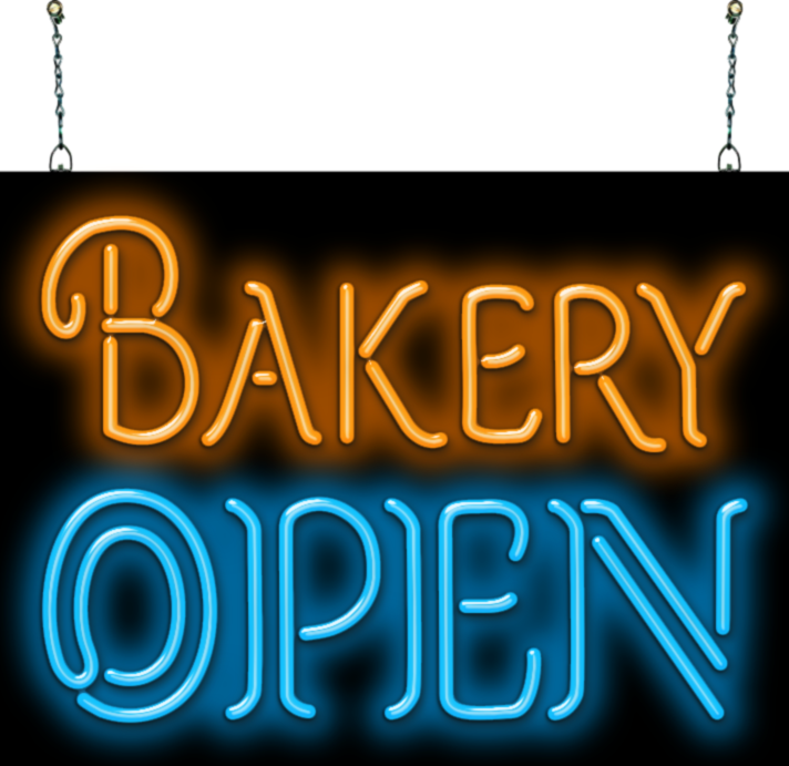 Bakery Open Neon Sign