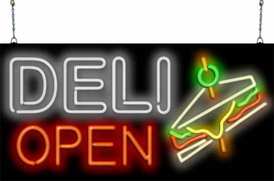 Deli Open Neon Sign