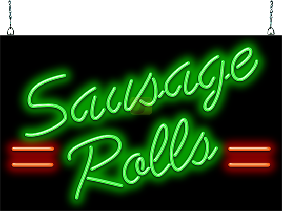 Sausage Rolls Neon Sign