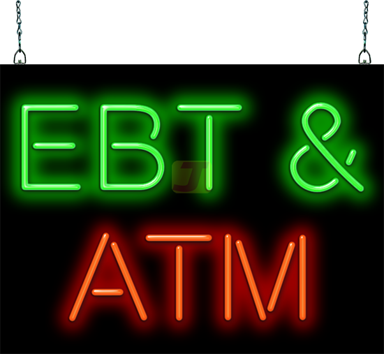 EBT & ATM Neon Sign