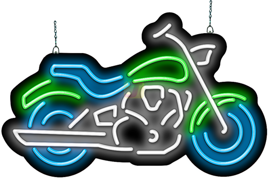 Motorcycle Neon Sign Large