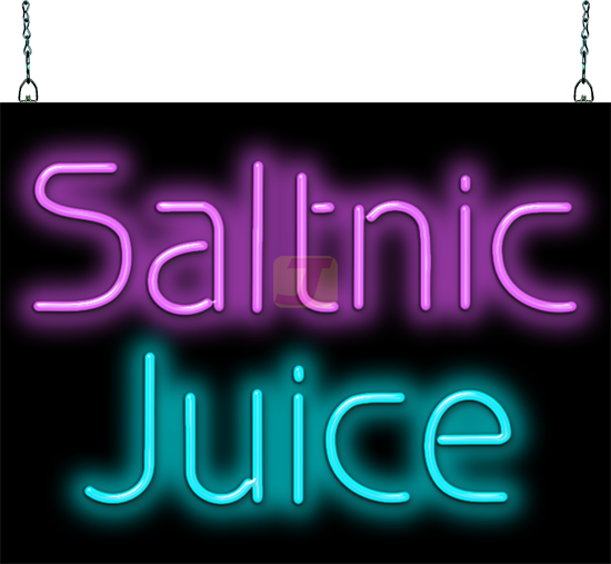 Saltnic Juice Neon Sign