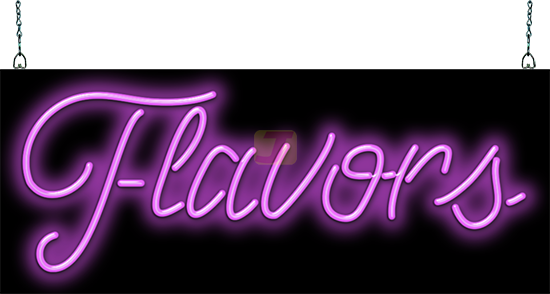 Flavors Neon Sign