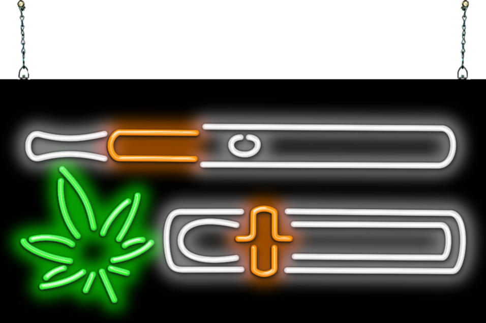 Vape Pen Neon Sign