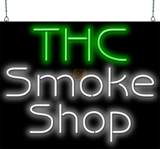 THC Smoke Shop Neon Sign