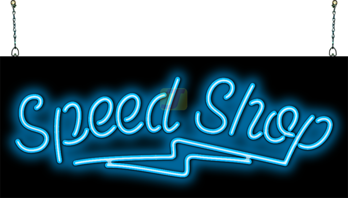 Speed Shop Neon Sign