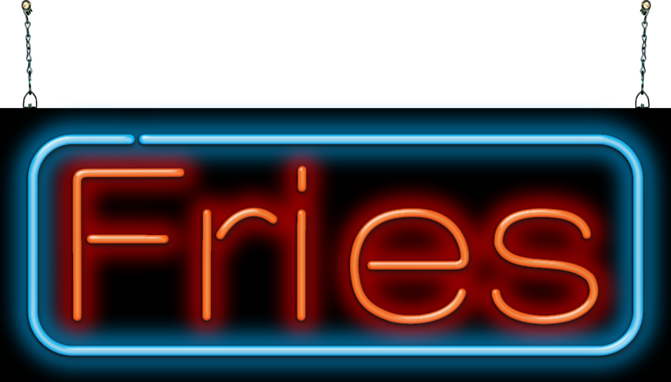 Fries Neon Sign