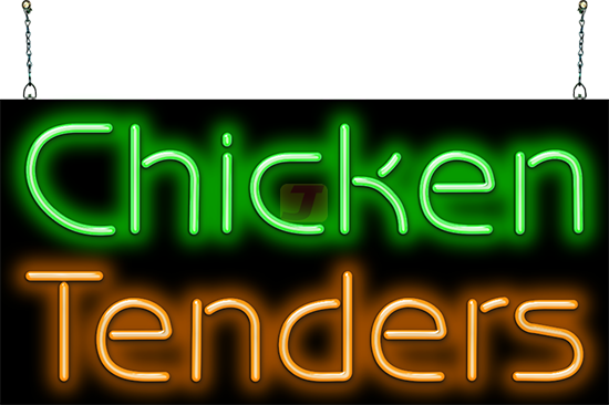 Chicken Tenders Neon Sign