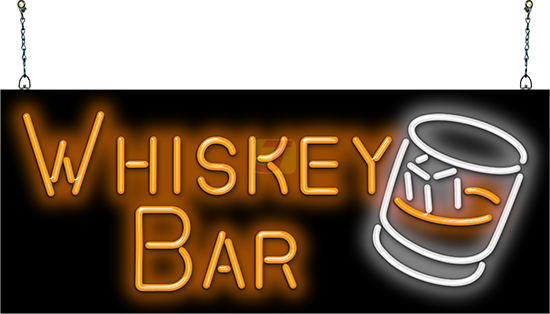 Whiskey Bar Neon Sign