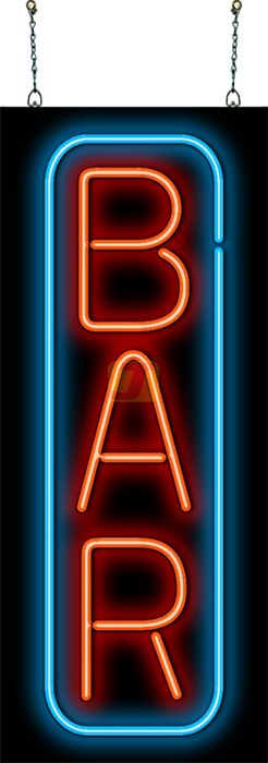 Vertical Bar Neon Sign