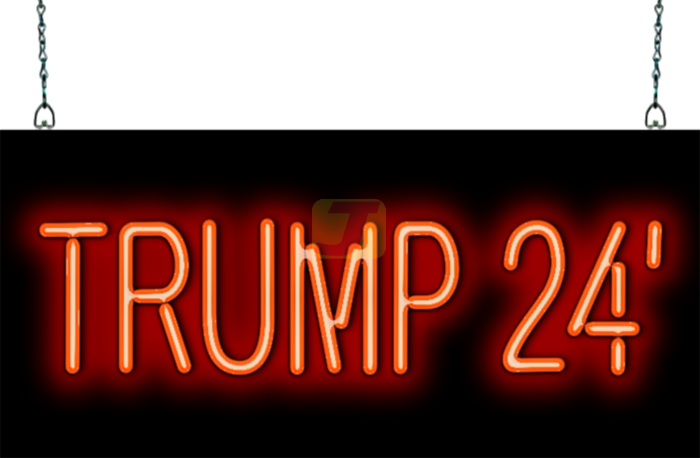 Trump 24' Neon Sign