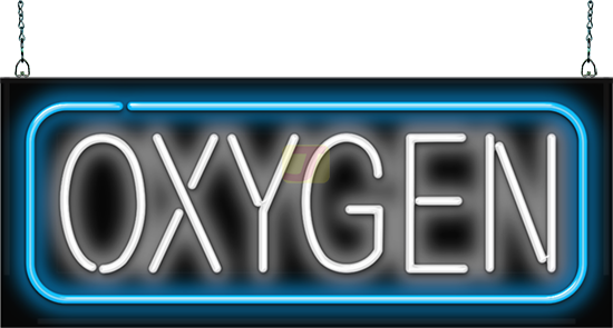 Oxygen Neon Sign