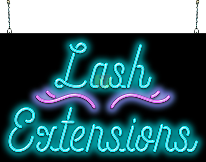 Lash Extensions Neon Sign