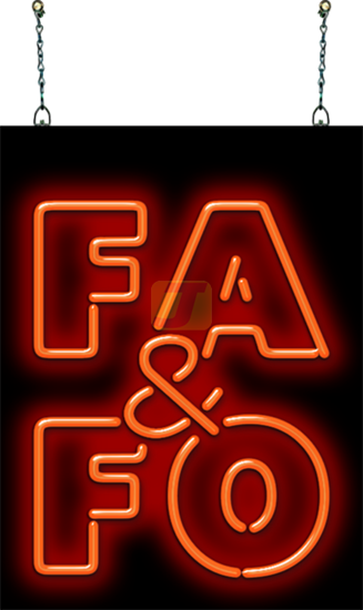 FA & FO Neon Sign