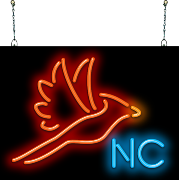 NC Cardinal Neon Sign