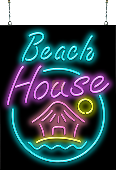 Beach House Neon Sign