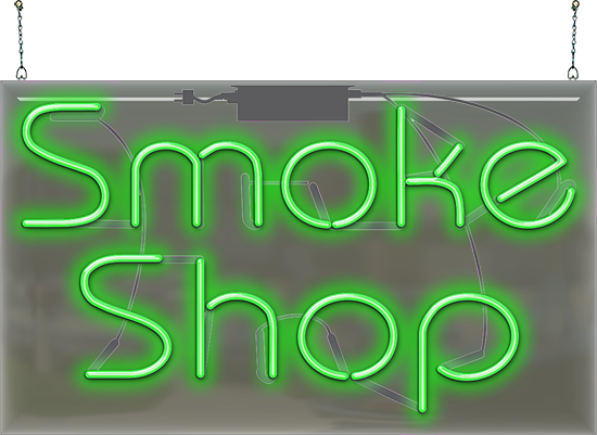 Liquidation Smoke Shop Neon Sign