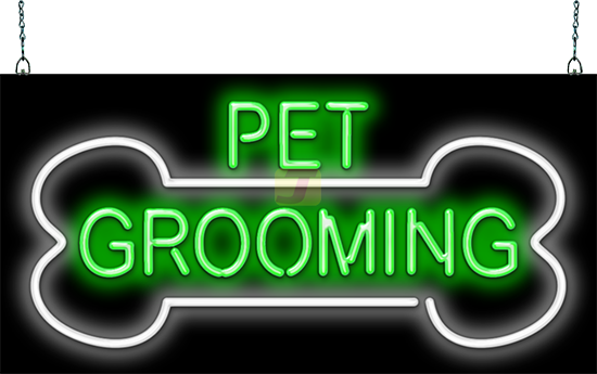 Pet Grooming Neon Sign