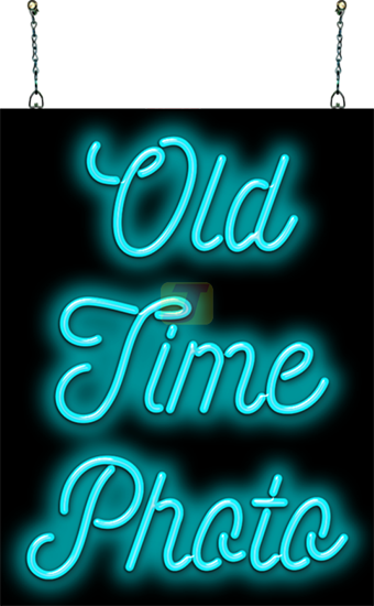 Old Time Photo Neon Sign