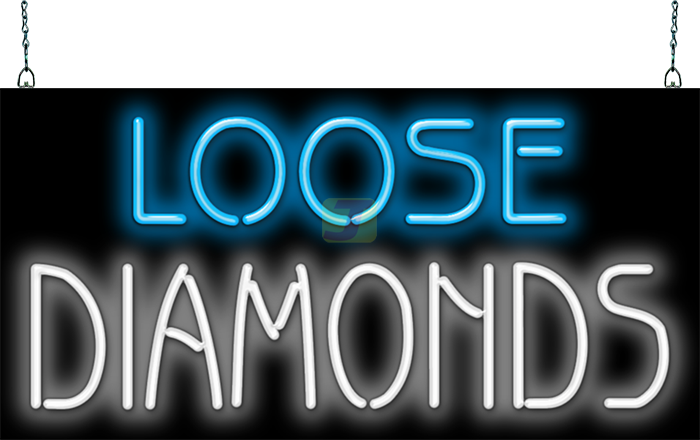 Loose Diamonds Neon Sign