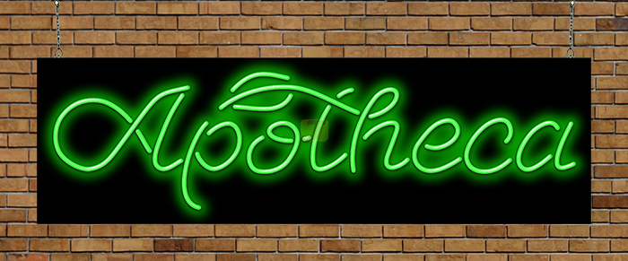 Apotheca Neon Sign