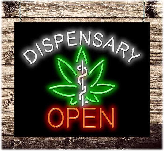 Dispensary Open Neon Sign