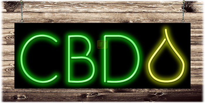 Large CBD Neon Sign