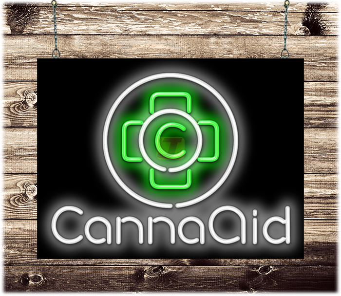 CannaAid Neon Sign