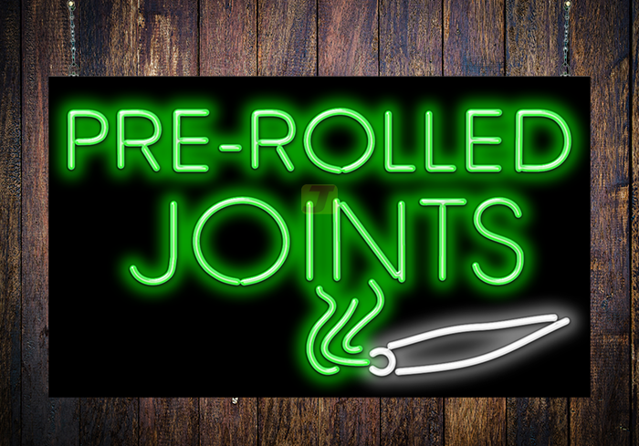 Pre-Rolled Joints Neon Sign