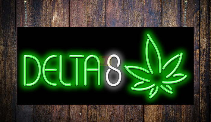 Delta 8 Neon Sign