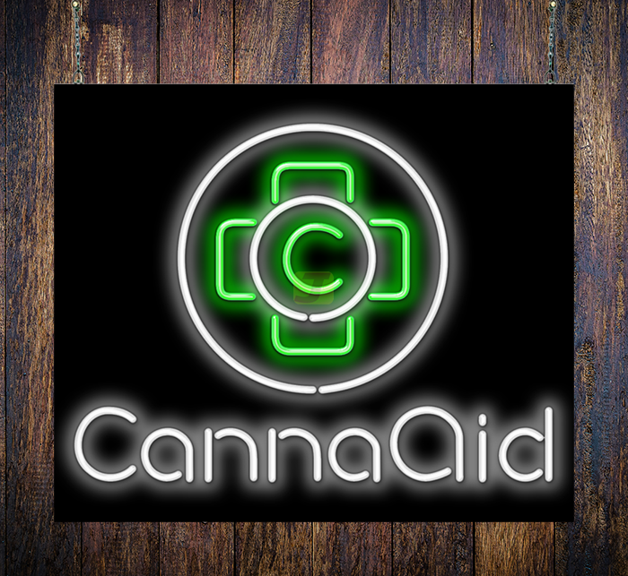 CannaAid Neon Sign