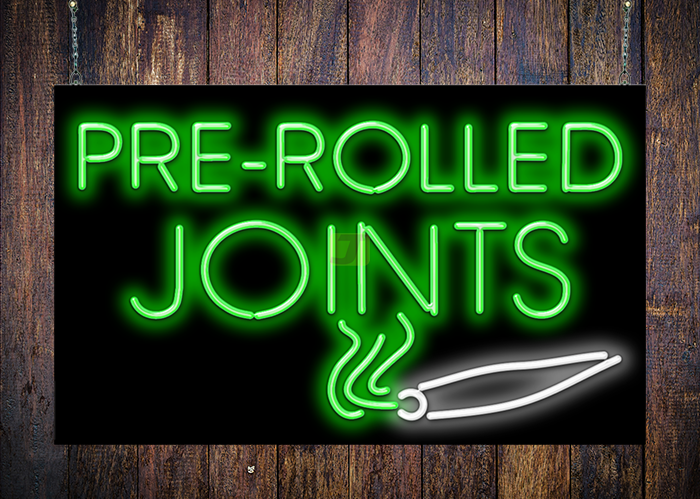 Pre-Rolled Joints Neon Sign