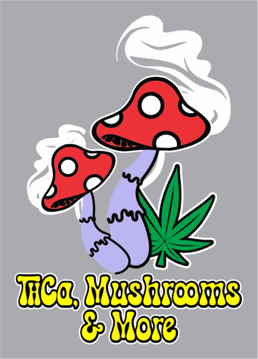 THCa, Mushrooms & More Window Cling