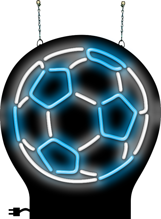 Soccer Ball Neon Sign