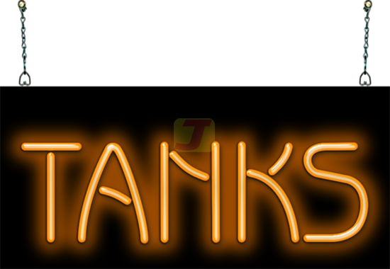 Tanks Neon Sign