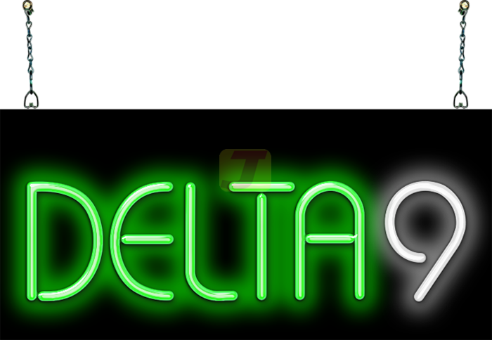 Delta 9 Neon Sign