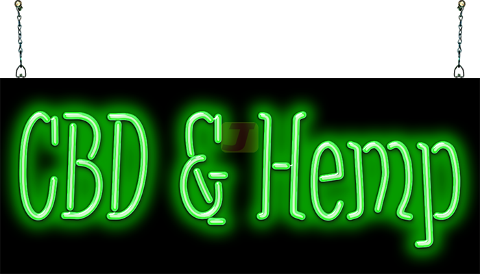 CBD & Hemp Neon Sign