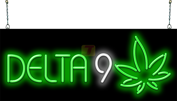 Delta 9 Neon Sign