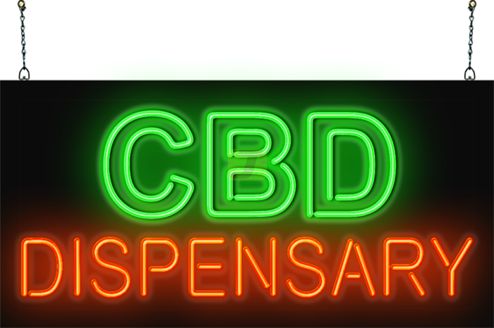 CBD Dispensary Neon Sign
