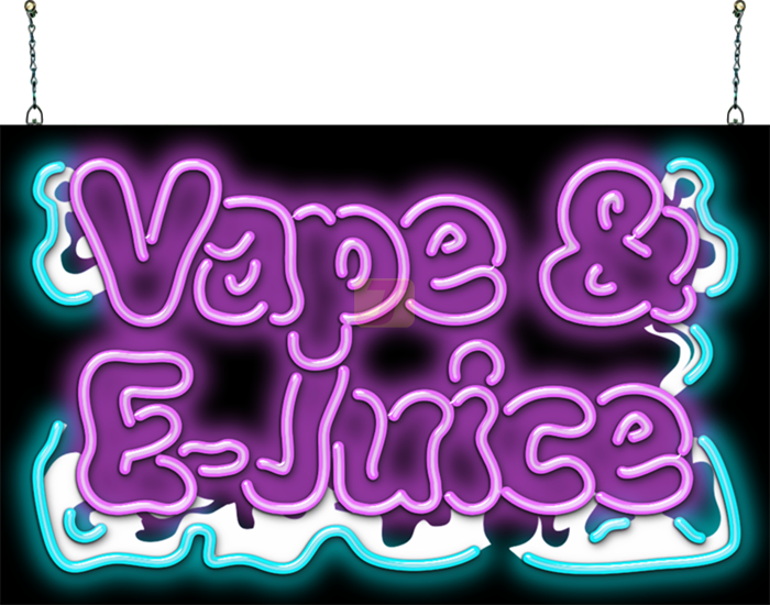 Vape & E-Juice Neon Sign