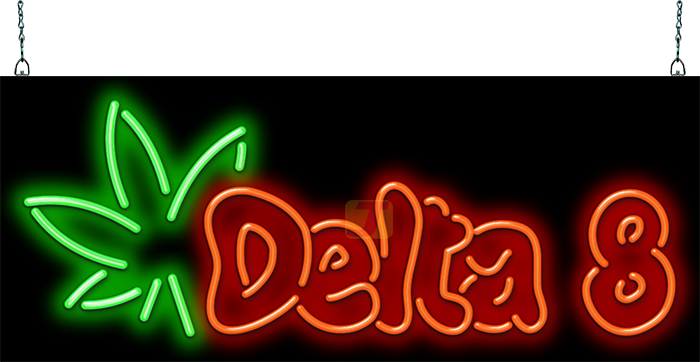 Delta 8 Super Sized Neon Sign