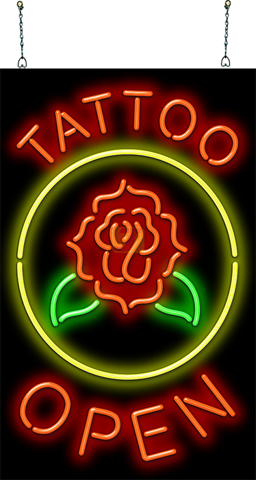 Tattoo Open Neon Sign