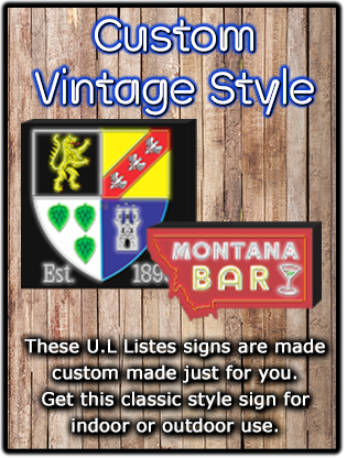 Custom Vintage Signs