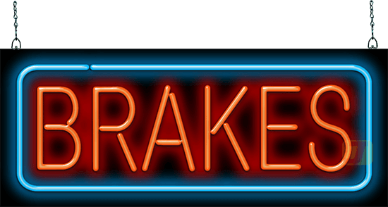 Brakes Neon Sign