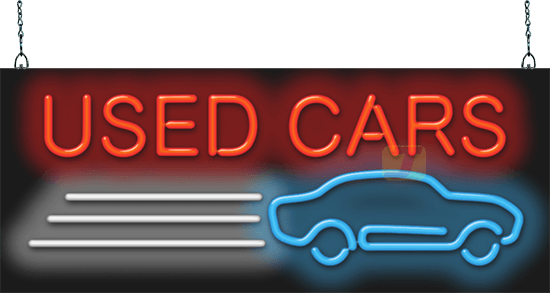 Used Cars Neon Sign