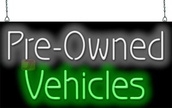 Pre-Owned Vehicles Neon Sign