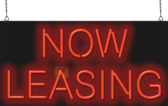 Now Leasing Neon Sign