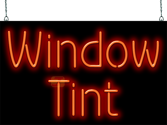 Window Tint Neon Sign