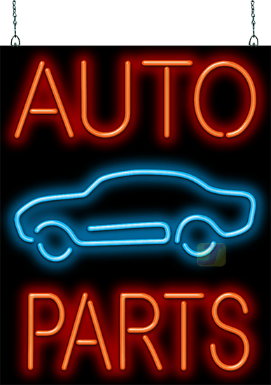 Auto Parts Neon Sign